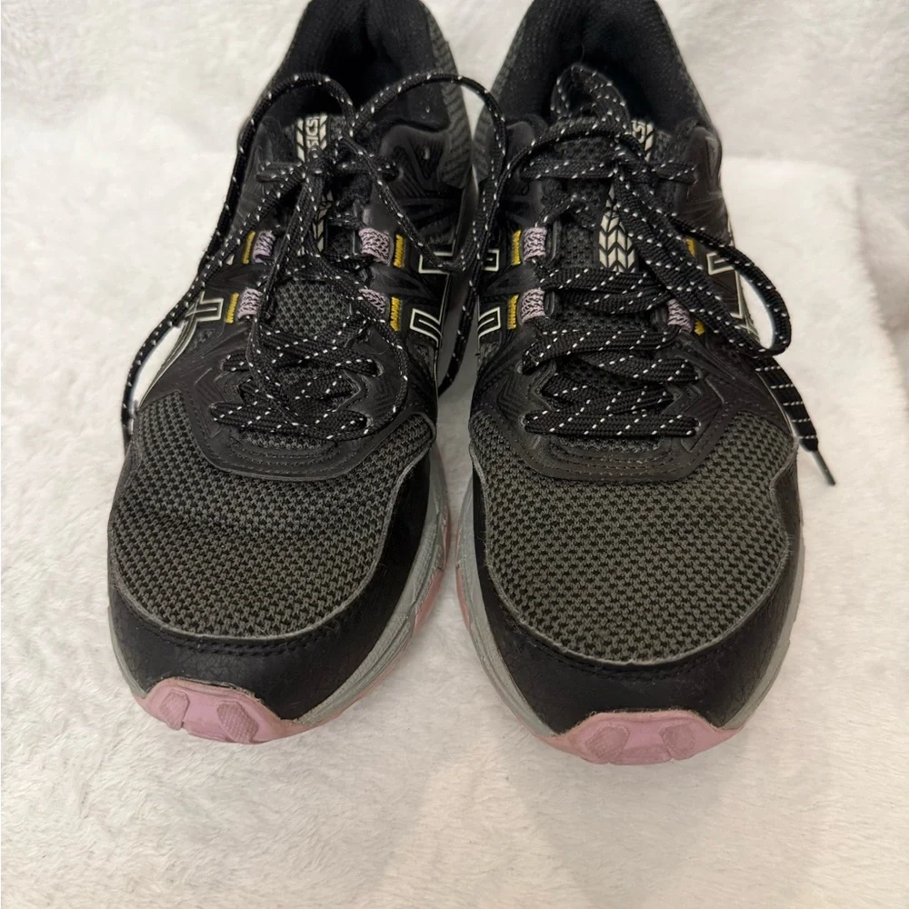 Asics Gel Venture 7 Women's Trail Running Sneaker Black/Purple Size 7 US